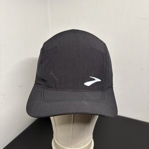 Brooks Journey Hat Unisex L/XL Running Black Lightweight Breathable Adjustable
